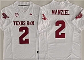 Men's Texas A&M Aggies Lions #2 Johnny Manziel White 2025 F.U.S.E. Stitched Jersey,baseball caps,new era cap wholesale,wholesale hats